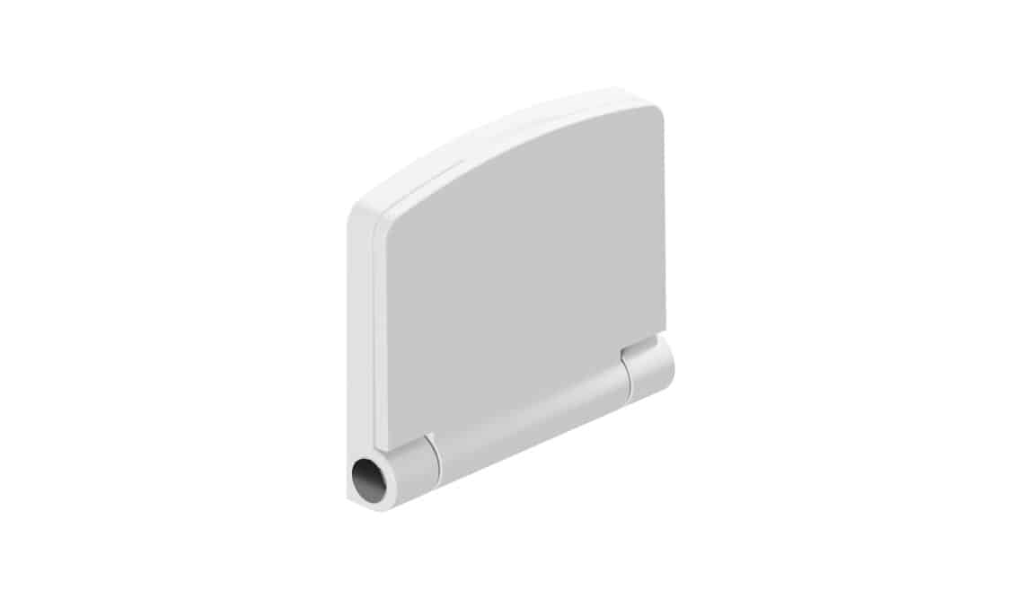 White Folding Shower Seat