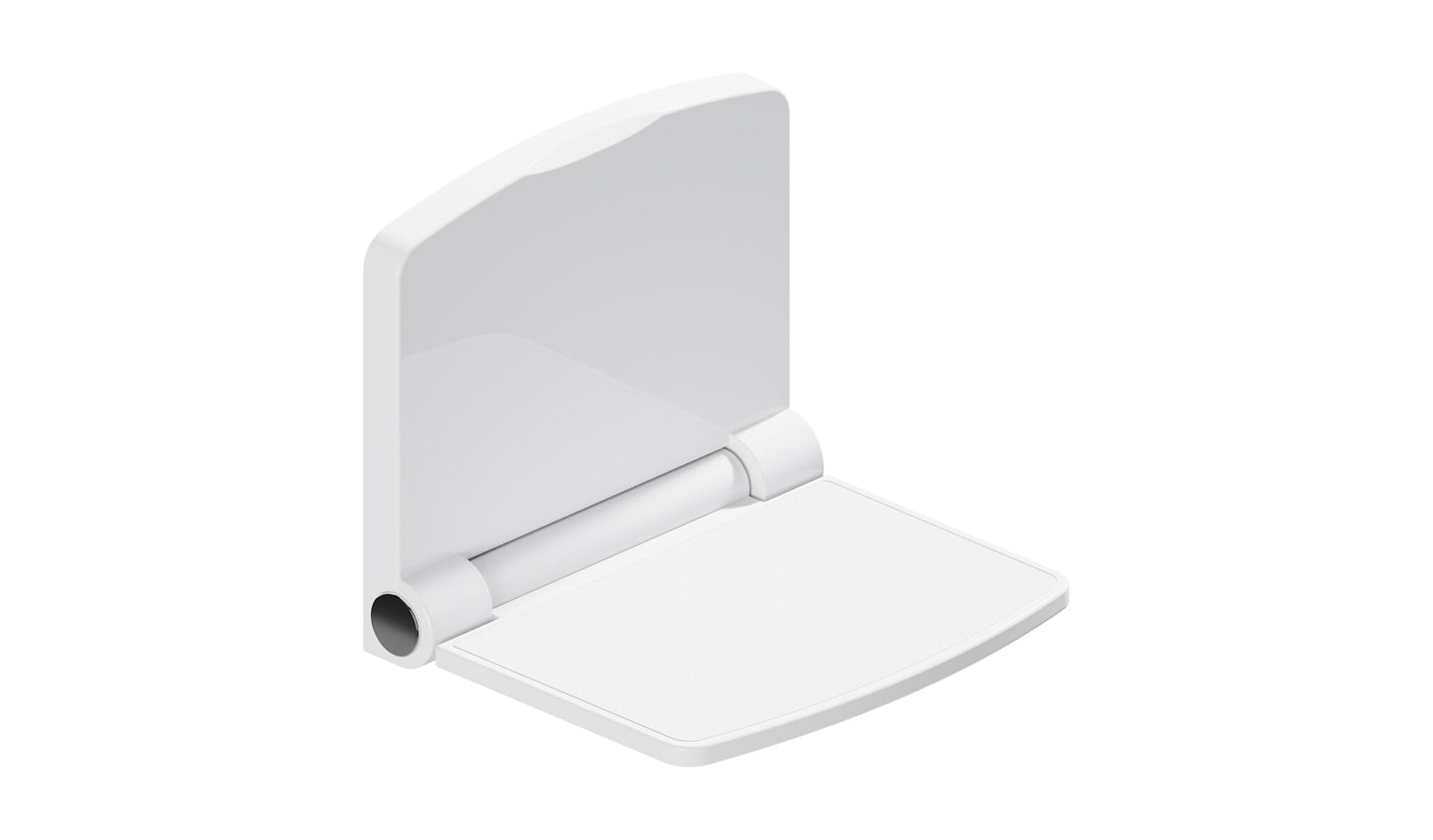 White Folding Shower Seat