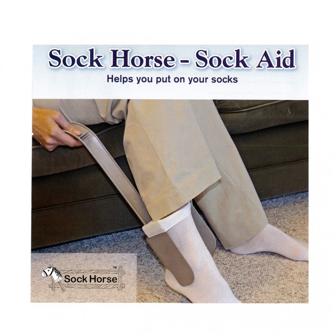 Cheval à chaussettes / Aide à chaussettes
