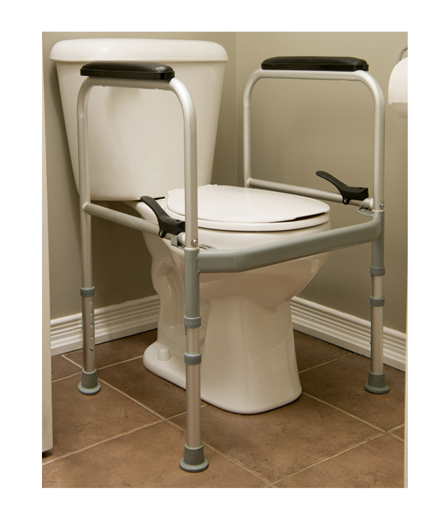 Cadre de sécurité pour toilettes - pliable