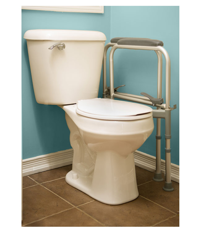 Cadre de sécurité pour toilettes - pliable