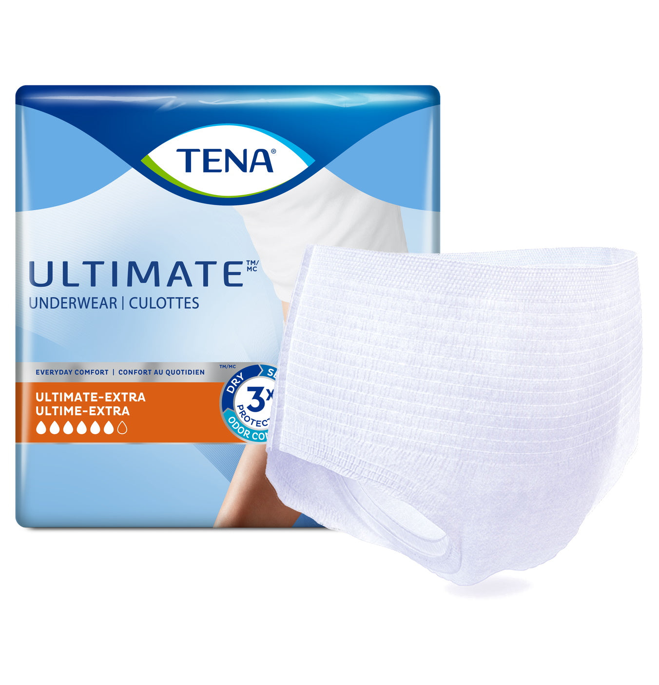 TENA Ultimate Incontinence Underwear - Large - 13s