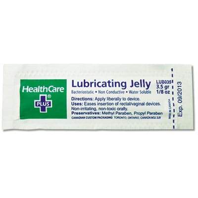 Healthcare Plus LUB 035 – 3.5g Lubricating Jelly 3.5g Packets Box 145 - BC MedEquip
