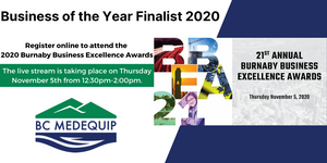 Burnaby Board of Trade Business of the Year Finalist