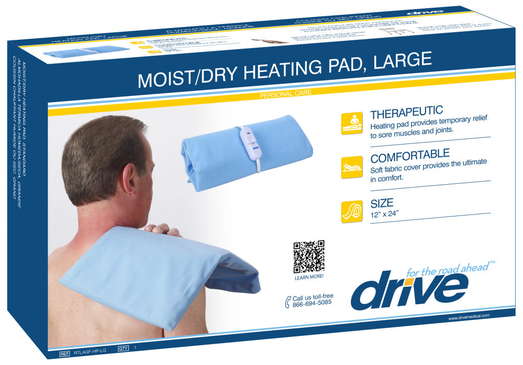 Moist-Dry Heating Pad King 12x24"