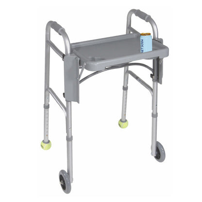 Rental Walker Tray with Cup Holders
