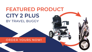 City 2 Plus heavy-duty power wheelchair by Travel Buggy