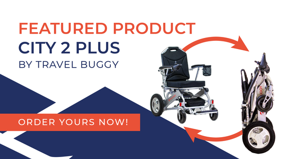 City 2 Plus heavy-duty power wheelchair by Travel Buggy