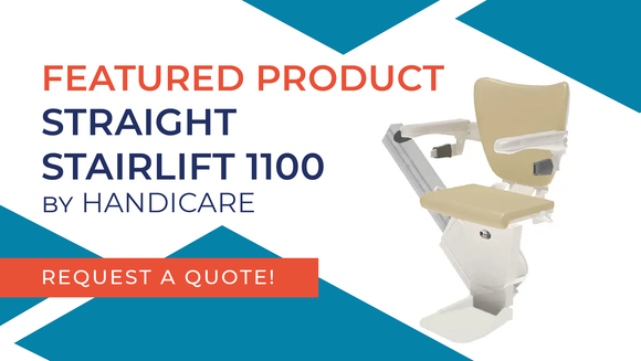 Straight stairlift 1100 by Handicare