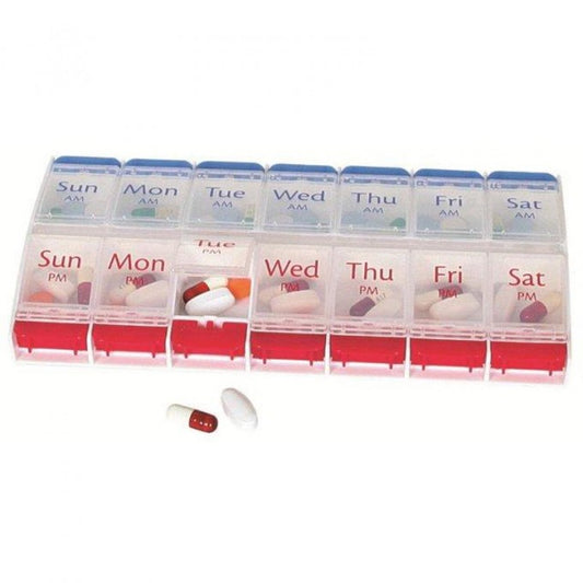 7 Day AM/PM Pill Reminder, 2x Day