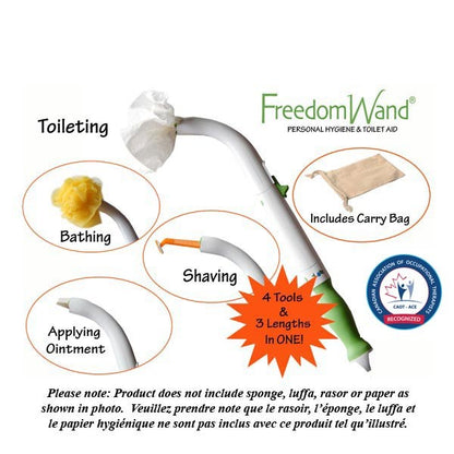 Freedom wand– Personal Hygiene & Toilet Aid