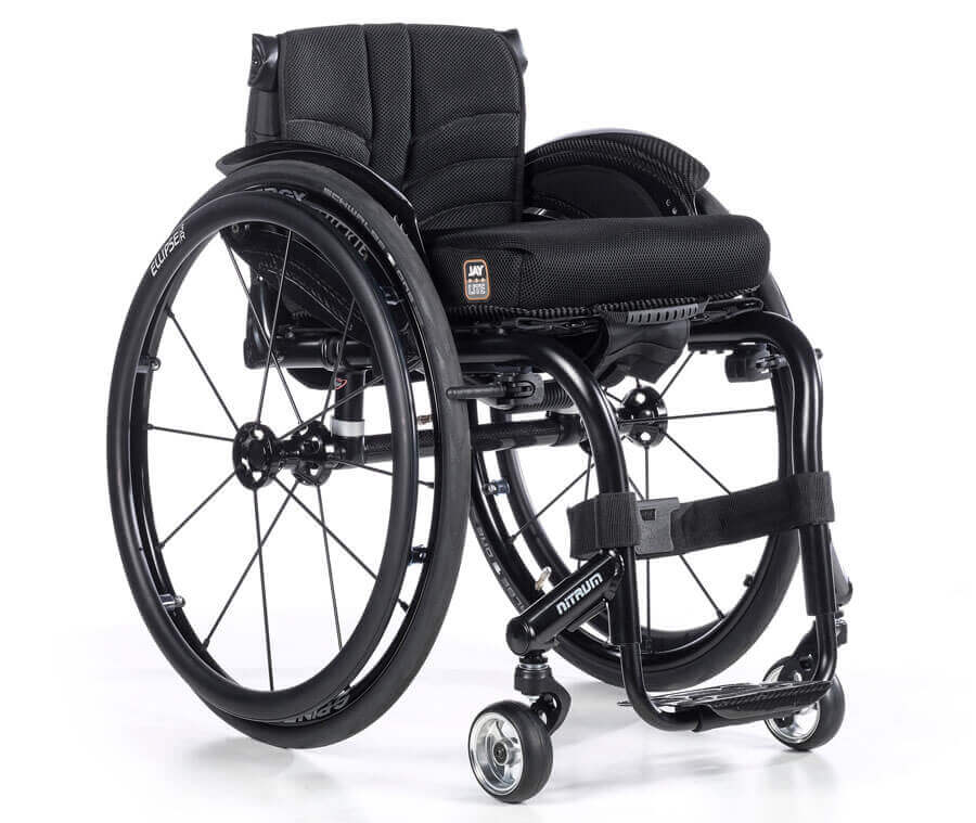 Quickie Q7 Manual Rigid Wheelchair w/ Ride Designs Corbac A