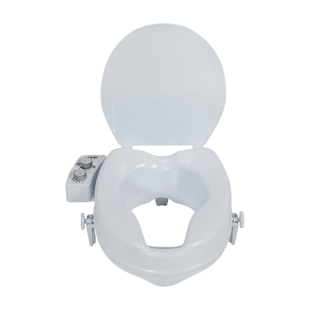 Siège de toilette surélevé PreserveTech™ avec bidet