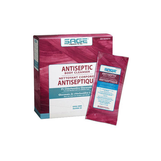 Antiseptic Body Cleanser, Cloth Premoistened with 2% CHG