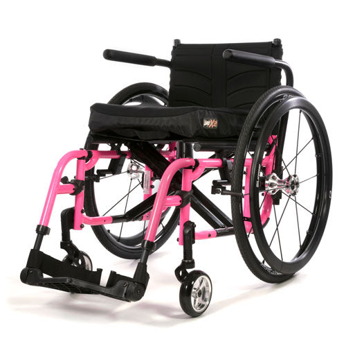 Pink lightweight shop wheelchair