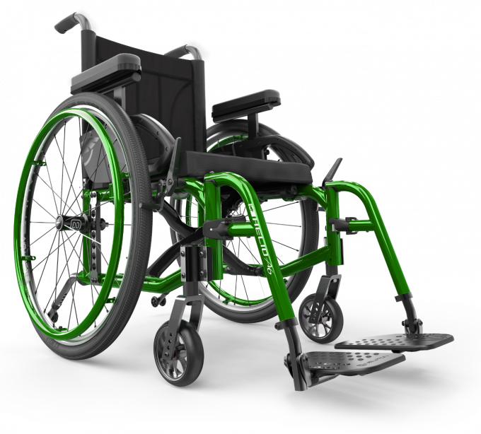 HELIO A6 Aluminum folding wheelchair