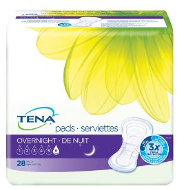 Tena Intimates Extra Coverage Overnight Incontinence Pads For