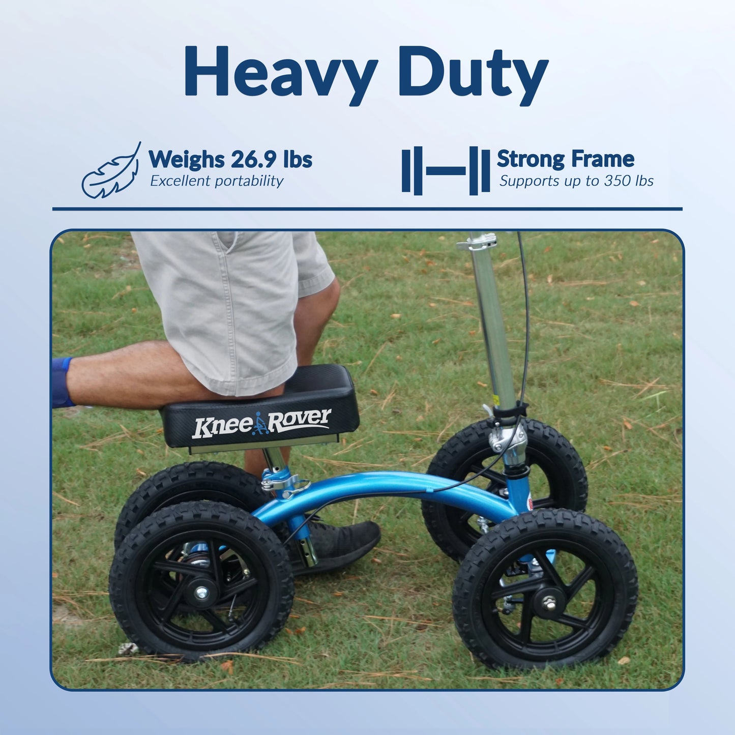 Quad All Terrain Knee Walker/Scooter