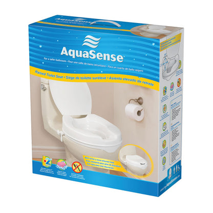 Raised Toilet Seat with Lid, 4"