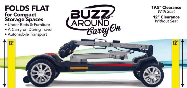 Buzzaround CarryOn Fold-Flat Scooter