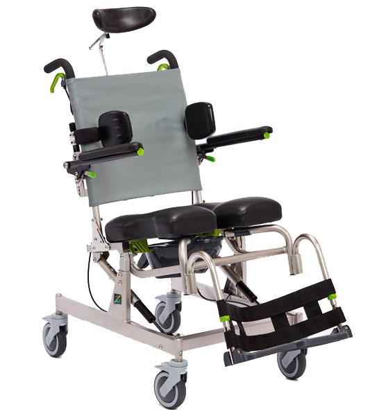 Raz-AT (attendant tilt) Mobile Shower Commode Chairs - BC MedEquip Home Health Care