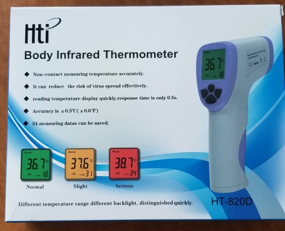 Hti Contactless Body Infrared Thermometer - BC MedEquip Home Health Care