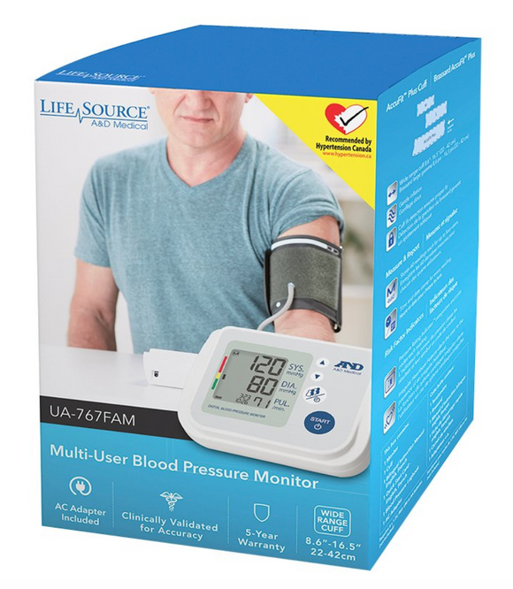 UA767FAM Digital Blood Pressure Monitor