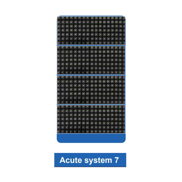 Systèmes modulaires de matelas aigus