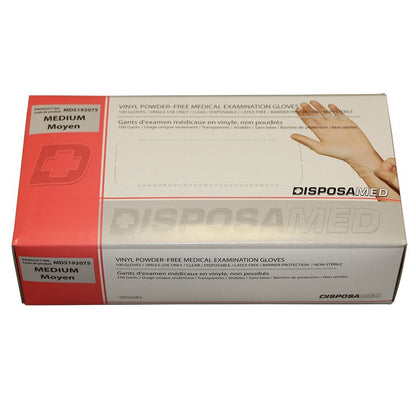 Vinyl Powder Free Examination Gloves 100/box *manufacturer subject to change without notice - BC MedEquip