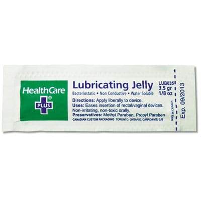 Healthcare Plus LUB 035 – 3.5g Lubricating Jelly 3.5g Packets Box 145 - BC MedEquip