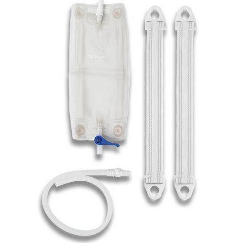 Urinary Leg Bag Kit Anti-Reflux Valve 350 mL Vinyl - BC MedEquip