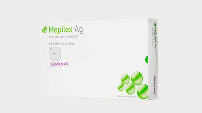 Mepilex Ag Antimicrobial Foam Dressing - BC MedEquip Home Health Care