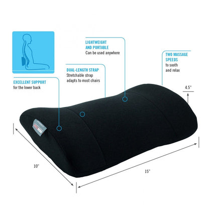 Obusforme SIDE TO SIDE LUMBAR CUSHION WITH MASSAGE - BC MedEquip Home Health Care