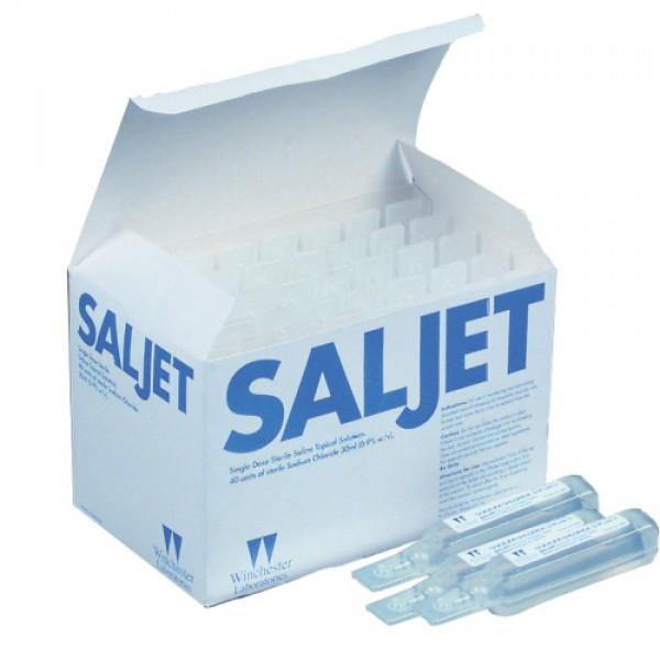 SOLUTION SALINE 0.9% NACL 30ml STERILE IRRIGATION POLY VIAL SALJET BX/40 - BC MedEquip