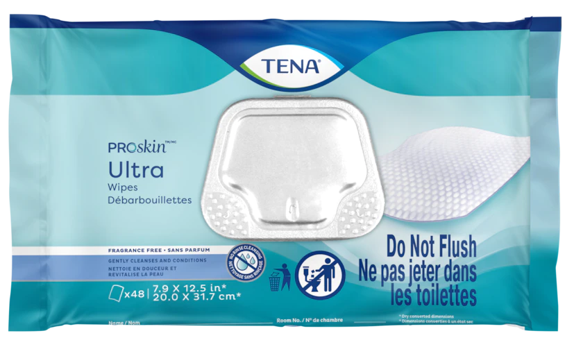 TENA® ProSkin Ultra Wipes Fragrance Free