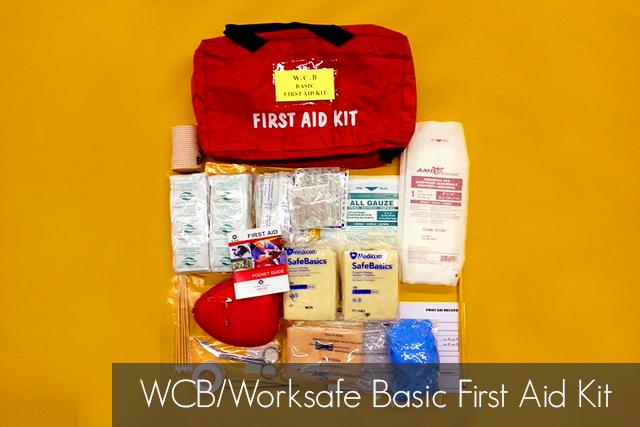 WCB/Worksafe Basic First Aid Kit - BC MedEquip Home Health Care